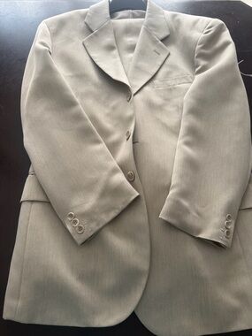 Men's Classic Light Beige Suit